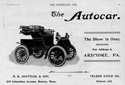 1902 Autocar Car