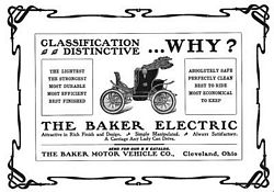 1904 Baker Electric Cars