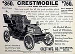 Crestmobile Automobile Company Classic Car Ads