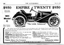 1910 Empire Automobile Company Classic Car Ads
