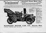 Matheson Automobile Company Classic Car Ads