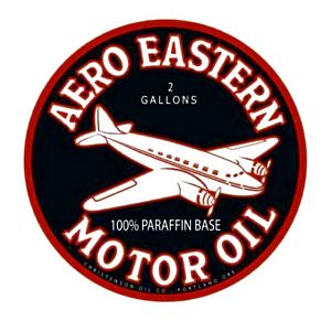 Aero Eastern Gasoline Vinyl Decal Gas Pump Signs