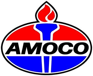 Amoco Gasoline Vinyl Decal Gas Pump Signs