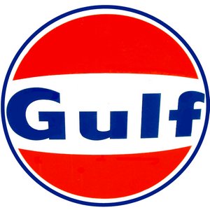 Gulf Gasoline Vinyl Decal Gas Pump Signs