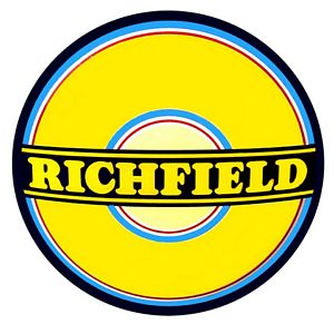 Richfield Gas Gasoline Vinyl Decal Gas Pump Signs