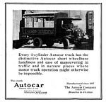 1923 Autocar Truck Classic Ad