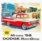 1958 Dodge Truck Classic Ad