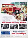 1949 Willys Overland Willys-Knight Jeep Truck Company Classic Ads
