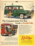 1954 Willys Overland Willys-Knight Jeep Truck Company Classic Ads