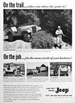 1956 Willys Overland Willys-Knight Jeep Truck Company Classic Ads