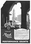 1918 Mack trucks ads