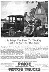 1919 Paige Motor Truck Company Classic Ad