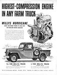 1950 Willys Overland Willys-Knight Jeep Truck Company Classic Ads