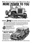 1953 Willys Overland Willys-Knight Jeep Truck Company Classic Ads