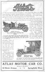 Atlas Motor Car Company Classic Ads