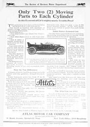 Atlas Motor Car Company Classic Ads