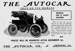1901 Autocar Car