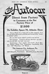 1910 Autocar Car