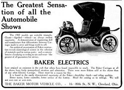 1907 Baker Electric Cars