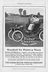 Baker Electric Motor Vehicle Company Car Classis Ads