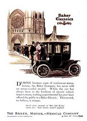 1912 Baker Electric Cars