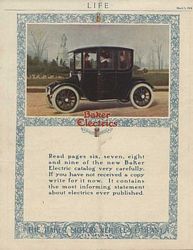1914 Baker Electric Cars