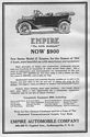 1914 Empire Automobile Company Classic Car Ads
