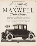 Maxwell Automobiles Cars