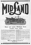 Midland Motor Company Classic Car Ads