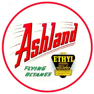 Ashland Gasoline Vinyl Decal Gas Pump Signs