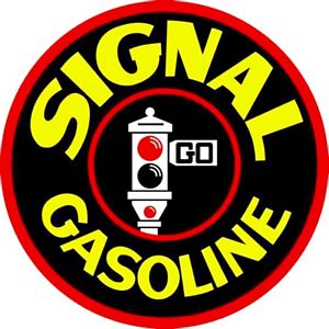 Signal Gas Gasoline Vinyl Decal Gas Pump Signs