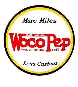 Woco Gas Gasoline Vinyl Decal Gas Pump Signs