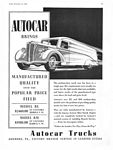 1936 Autocar Truck Classic Ad