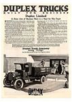 1921 Duplex Trucks Classic Ads