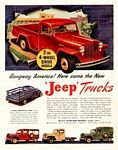 1947 Willys Overland Willys-Knight Jeep Truck Company Classic Ads