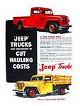 1948 Willys Overland Willys-Knight Jeep Truck Company Classic Ads