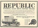 1918 Republic Motor Truck Company - Trucks Classic Ads