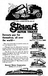 1918 Stewart Motor Trucks Classic Ads