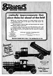 1927 Stewart Motor Trucks Classic Ads