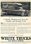 1929 The White Company - White Trucks Classic Ads