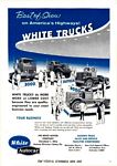1957 The White Company - White Trucks Classic Ads